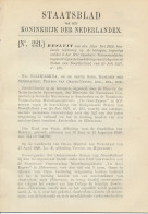 Staatsblad 1929 : Autobusdienst Amsterdam- Hilversum - Historical Documents