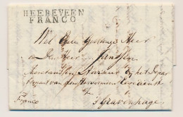 HEEREVEEN FRANCO - S Gravenhage 1822 - ...-1852 Vorläufer