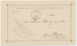 Kleinrondstempel Andijk 1896 - Non Classés