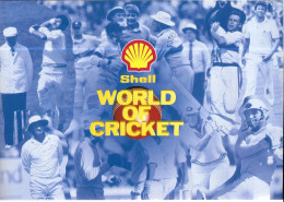 Z319 - ALBUM COLLECTEUR SHELL - WORLD OF CRICKET - COMPLET DES SES 40 IMAGES - Albumes & Catálogos