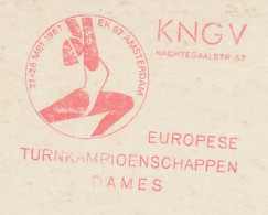 Meter Picture Postcard Netherlands 1967 European Women S Artistic Gymnastics Championships Amsterdam  - Andere & Zonder Classificatie