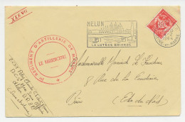 Fieldpost Cover France 1964 Regiment Of Naval Artillery - Bridge - Militares