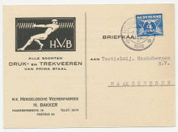 Firma Briefkaart Hengelo 1938 - Druk- En Trekveeren - Non Classificati