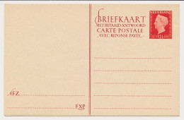 Briefkaart G. 296 A - Postwaardestukken