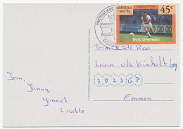 Postcard / Postmark City Mail Netherlands 1994 Football - World Championship USA 1994 - Autres & Non Classés