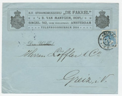 Firma Envelop Amsterdam 1903 - Stoomdrukkerij - Ohne Zuordnung