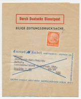 Deutsche Dienstpost Amsterdam - Duitsland 1941 - Krantewikkel - Non Classés