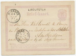 Naamstempel Linschoten 1871 - Cartas & Documentos