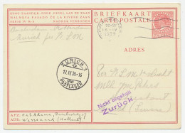 VH A 158 III B Rotterdam - Zurich Zwitserland 1939 - Ohne Zuordnung