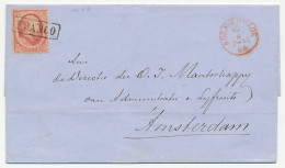 Em. 1864 Den Haag - Amsterdam - Proefstempel - Briefe U. Dokumente