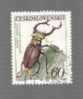 CECOSLOVACCHIA (CZECHOSLOVAKIA) - SG 1328 - 1962  ANIMALS: LUCANUS CERVUS   - USED -  RIF. APP2 - Gebraucht