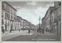 Cr363 Cartolina Avellino Citta' Corso Vittorio Emanuele 1941 - Avellino
