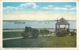 USA Portland ME View From Fort Allen Park - Portland