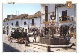 72116671 Cordoba Andalucia Plaza Del Potro Brunnen Pferdekutsche Cordoba - Sonstige & Ohne Zuordnung