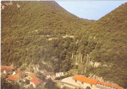 CPSM DE LA CASCADE DE GLANDIEU - BREGNIER - CORDON VUE AERIENNE - Non Classés