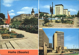 72116511 Halle Saale Fahnenmonument Roehrenbrunnen Thaelmannplatz Halle - Halle (Saale)