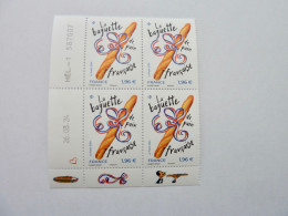 France , 2024 La Baguette Bloc De 4 Daté - Unused Stamps