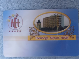 HOTEL KEYS - 2648 - TURKEY - ESENBOGA AIRPORT HOTEL - Hotel Keycards