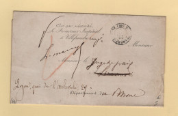 Villefranche Sur Rhone - 68 - Franchise Procureur Imperial - 1864 - 1849-1876: Période Classique