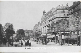 CPA Paris Perspective Du Boulevard St-Denis - Distrito: 10