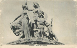 Statue Of America - The Albert Memorial - Sculptures