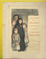 Ww1aux Amis De La Belgique  1914 1916 Delivre A Pierre Ramelot De Gourcuff  En Souvenir De Collecte Pour Les Enfants1917 - Documents