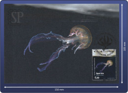 Portugal 2024 Postal Máximo Europa Fauna E Flora Subaquática Underwater Sea Maximum CPM Madeira Pelagia - Maximumkarten (MC)