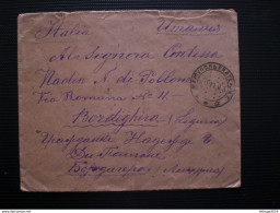 RUSSIA RUSSIE РОССИЯ STAMPS COVER 1923 RUSSIE TO ITALY ERROR COLOR RRR RIF.TAGG. (105) - Covers & Documents