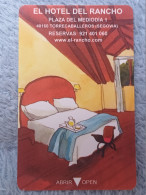HOTEL KEYS - 2653 - SPAIN - EL HOTEL DEL RANCHO SEGOVIA - Hotelsleutels (kaarten)