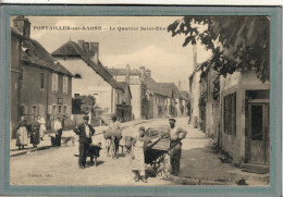 CPA  (21) PONTAILLER-sur-SAONE - Aspect Du Quartier Saint Eloi ( St Eloi) Dans Les Années 20 - Andere & Zonder Classificatie