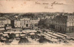 N°3614 W -cpa Le Mans -panorama De La Place De La République- - Le Mans