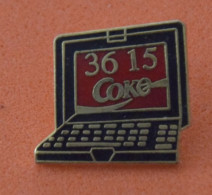 Pin's 3615 Coke Noir - Coca Cola - LTO PARIS - Coca-Cola