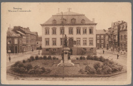 CPA CARTE POSTALE BELGIQUE SERAING MAISON COMMUNALE 1937 - Autres & Non Classés