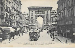 CPA Paris La Porte Et La Rue Du Faubourg St-Denis - Paris (10)