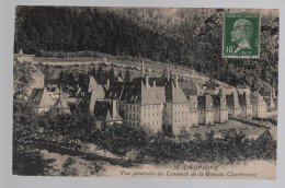 CPA - 38 - Vue Générale Du Couvent De La Grande Chartreuse - Circulée En 1924 - Chartreuse