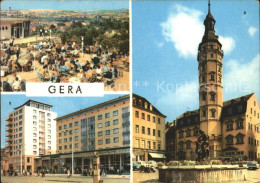 72114951 Gera TerrassenCafe Osterstein Strasse Der Republik Rathaus Gera - Gera