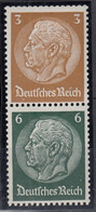 DR S 151, Ungebraucht *, Hindenburg, 1937/39 - Se-Tenant