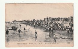 62 . Berck Plage . La Plage à Marée Haute . 1926 - Berck