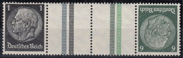DR KZ 35, Postfrisch *, Hindenburg, 1940/41 - Se-Tenant