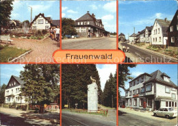 72114768 Frauenwald Thueringen Platz Des Friedens Bahnhofsgaststaette Nordstrass - Autres & Non Classés