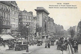 CPA Paris Boulevard Et Porte St-Denis - Arrondissement: 10