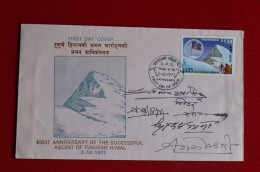 Nepal 1977 Signed Climbers Anniversary First Ascent Of Tukuche Himalaya Mountaineering Escalade Alpinisme - Sportspeople