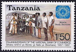 Tanzania 1987 - Mi 382 - YT 305 ( National Bank Of Business ) MNH** - Tanzanie (1964-...)