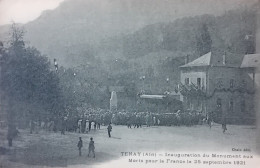 TENAY INAUGURATION DU MONUMENT AUX MORTS 1921 - Unclassified