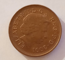 UNITED KINGDON ANNIVERSARY,QUEEN ELISABETH,ONE PENNY 2001 - Verzamelingen