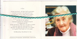 Maria Callebaut-Steemans, Mechelen 1913, Bonheiden 2016. Honderdjarige. Foto - Décès