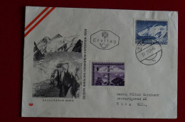 1957 Austria Hermann Buhl Commemoration Vignette Overprint Gasherbrum Himalaya Mountainering Alpinisme Escalade Montagne - Escalada