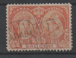 Canada, Used, 1897, Michel 39, Diamond Jubilee, Queen Victoria - Used Stamps