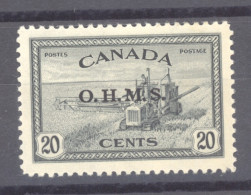Canada  -  Service  :  Yv  6  * - Overprinted