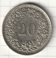 SVIZZERA 20 RAPPEN 1959 - 20 Centimes / Rappen